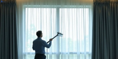 Commercial curtain steam cleaning service green-valley-nsw hotels offices